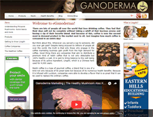 Tablet Screenshot of eganoderma.com